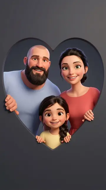 Семья в сердце Pixar — фотосессия ко Дню матери